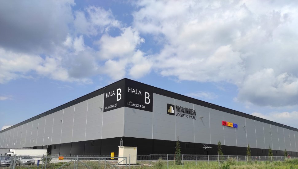 Hala magazynu wysokiego składowania w Bydgoszczy